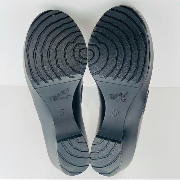 Dansko Women Clogs Size 8.5-9/39 Nursing Gray Leather Comfort Professional Wedge - Picture 8 of 16